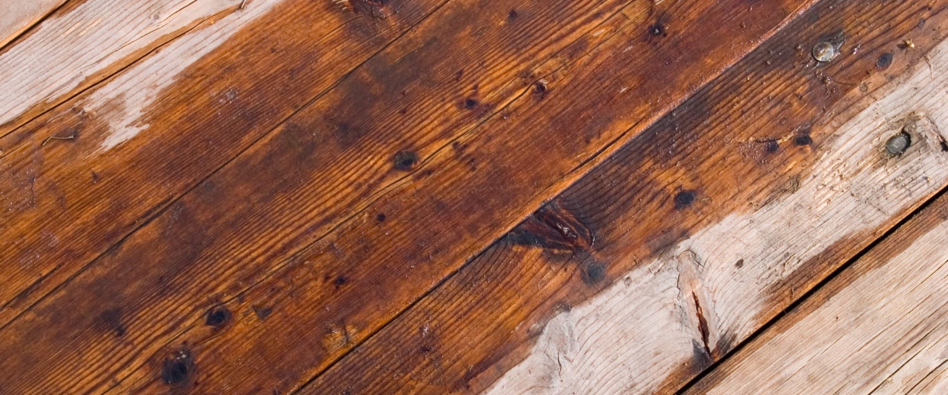 Can you refinish water damaged floors?