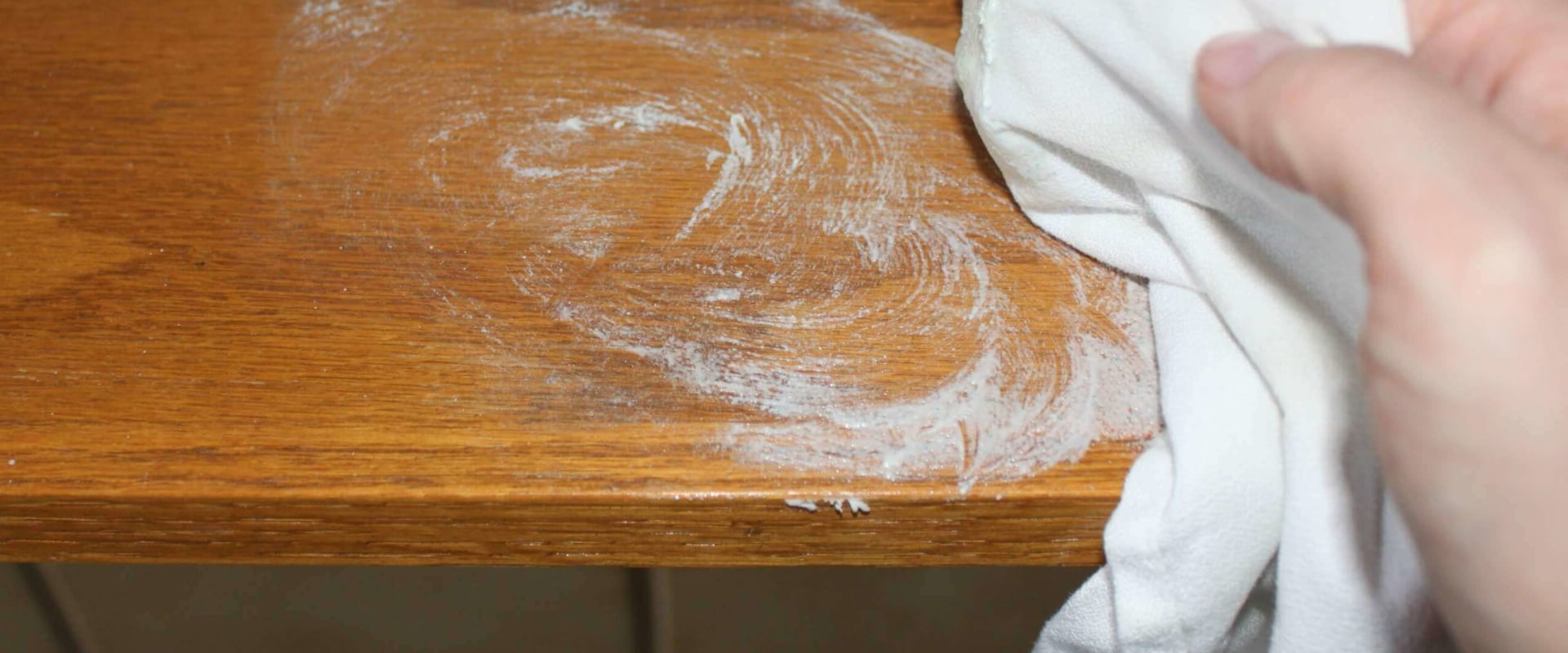 How do you reverse water damage on wood?