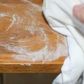 How do you reverse water damage on wood?