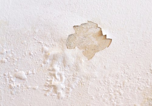 How do you treat water damaged drywall?